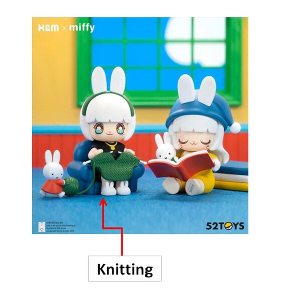 Kimmy & Miki x Miffy x 52Toys New Friends Knitting Blind Box - Picture 1 of 2